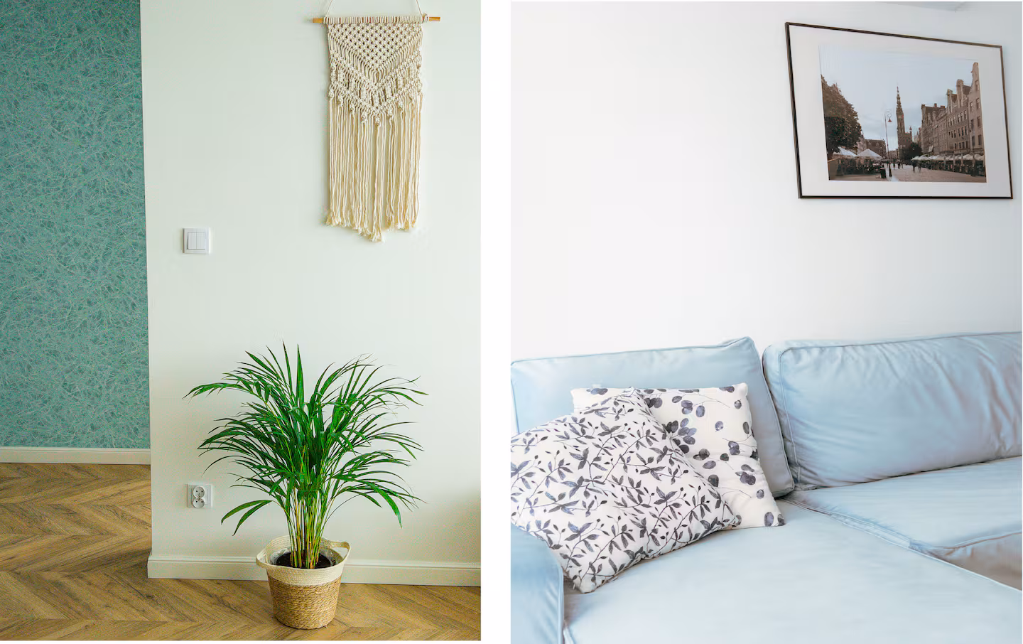 Apartament Deluxe - Salon z kanapą