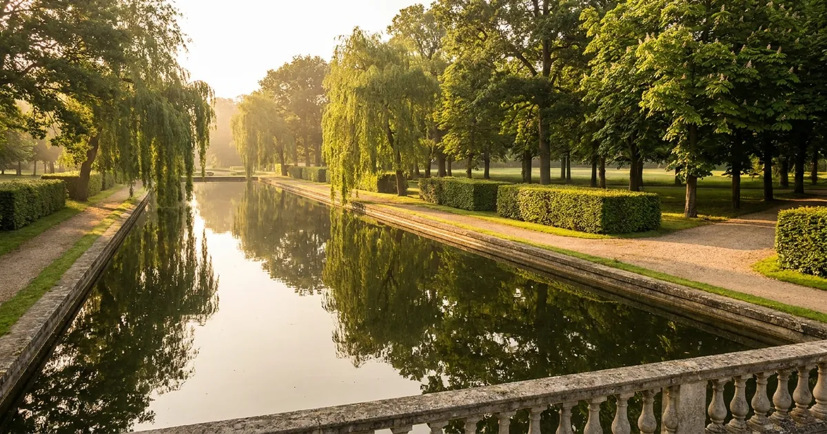 Zabytkowy park ze stawem — klimat jak w Parku Oliwskim